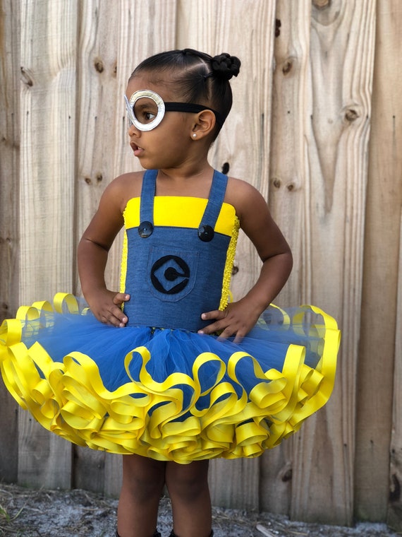 Minion Dress, Despicable Me Tutu, Minion Costume, Minion Tutu, Despicable Me  Birthday Outfit, Minion Party, Despicable Me Dress 