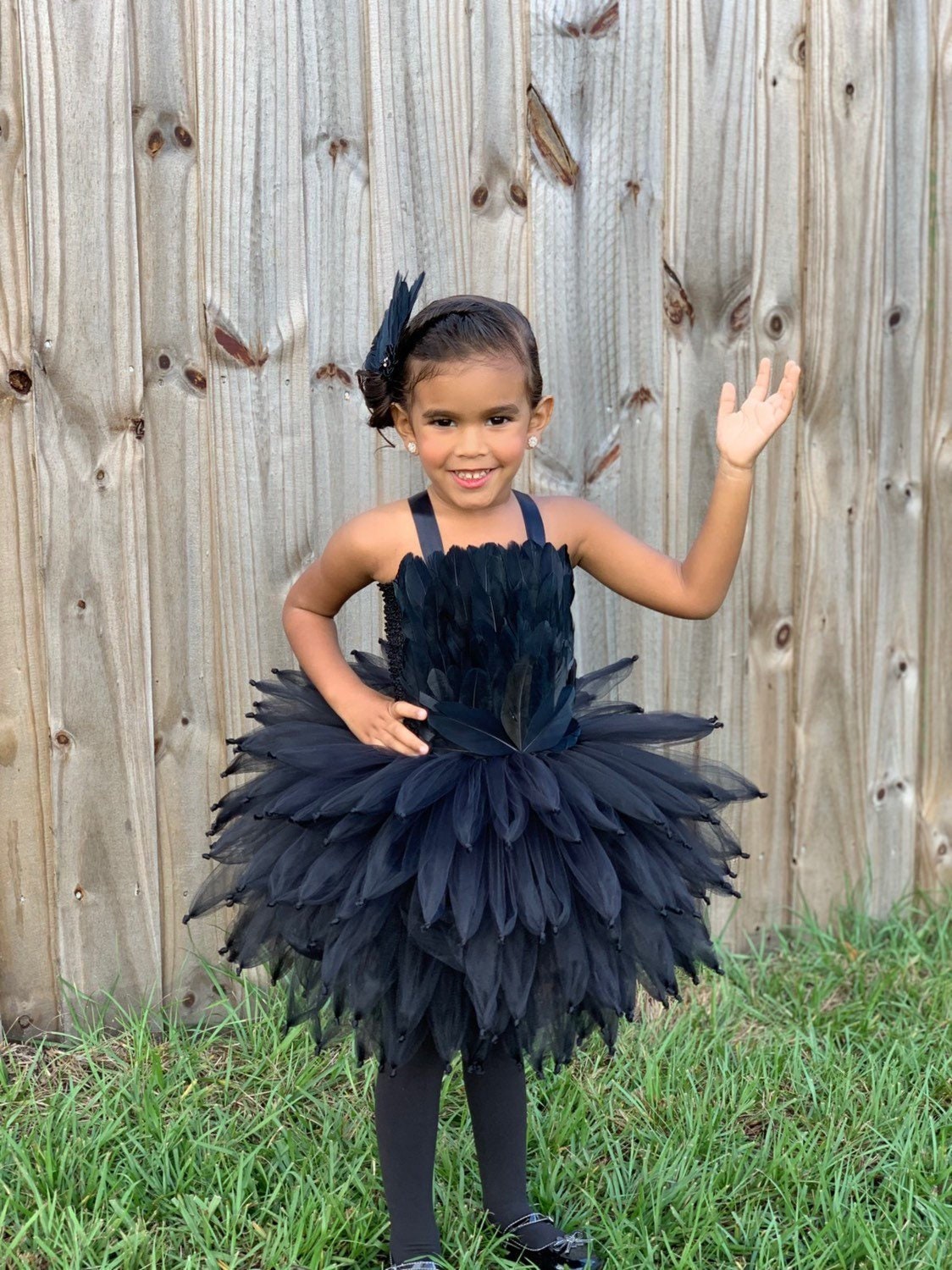 Nye Party Dress, Black Swan Costume, Bird Crow Swan Tutu, Little Tutu Dress