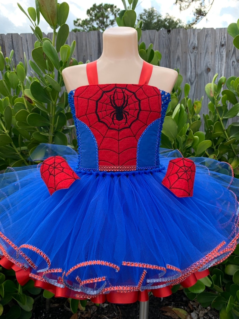Spiderman Costume Spiderman Dress Spiderman Birthday Outfit Etsy