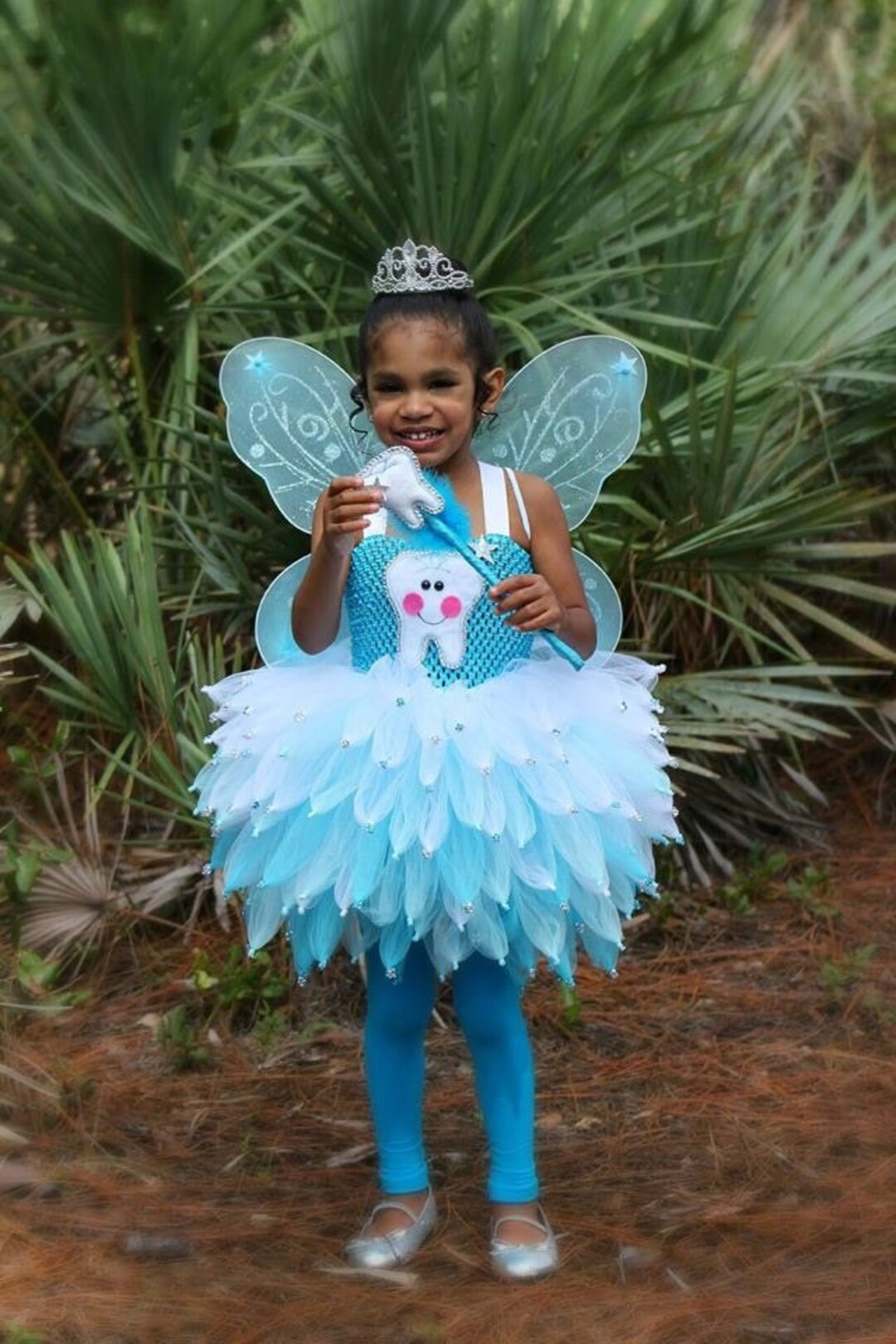 Fairy Dress Girls Sweet Tooth Fairy Costume - Magical Princess Dress With Glitter Wings Halloween Fairy Outfit Fairy Dress Girls Sweet Tooth Fairy Costume - Magical Princess Dress With Glitter Wings Halloween Fairy Outfit