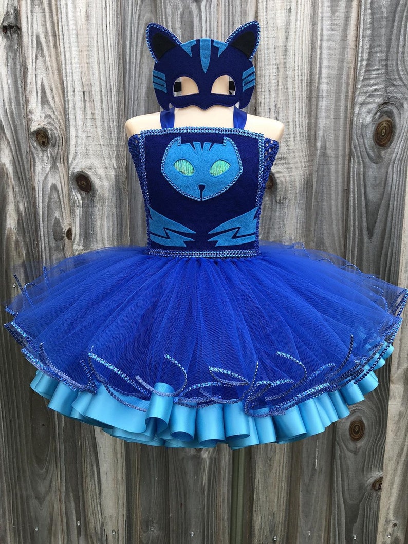 Catboy Tutu Costume Pj Masks Costume Pj Mask Dress Catboy Etsy