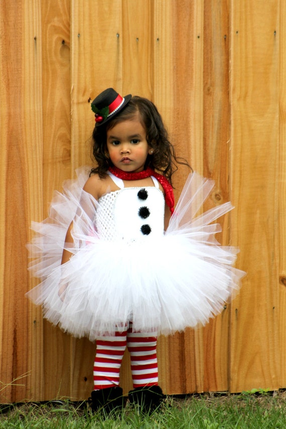 snowman tutu costume