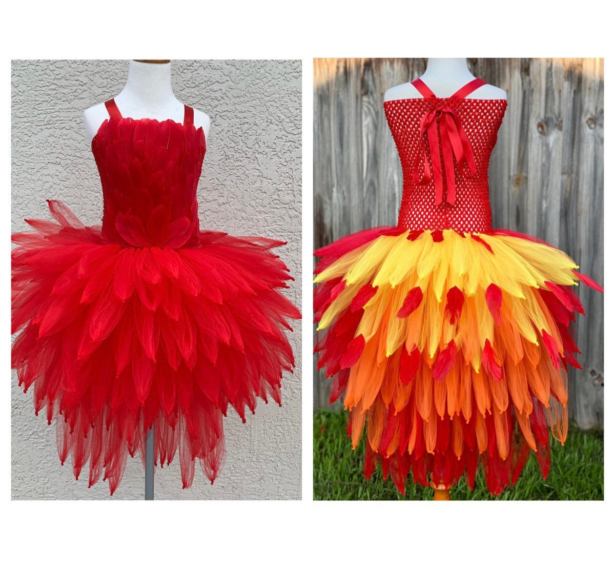 Buy Phoenix Costume Phoenix Tutu Red Parrot Costume Fawkes Online ...