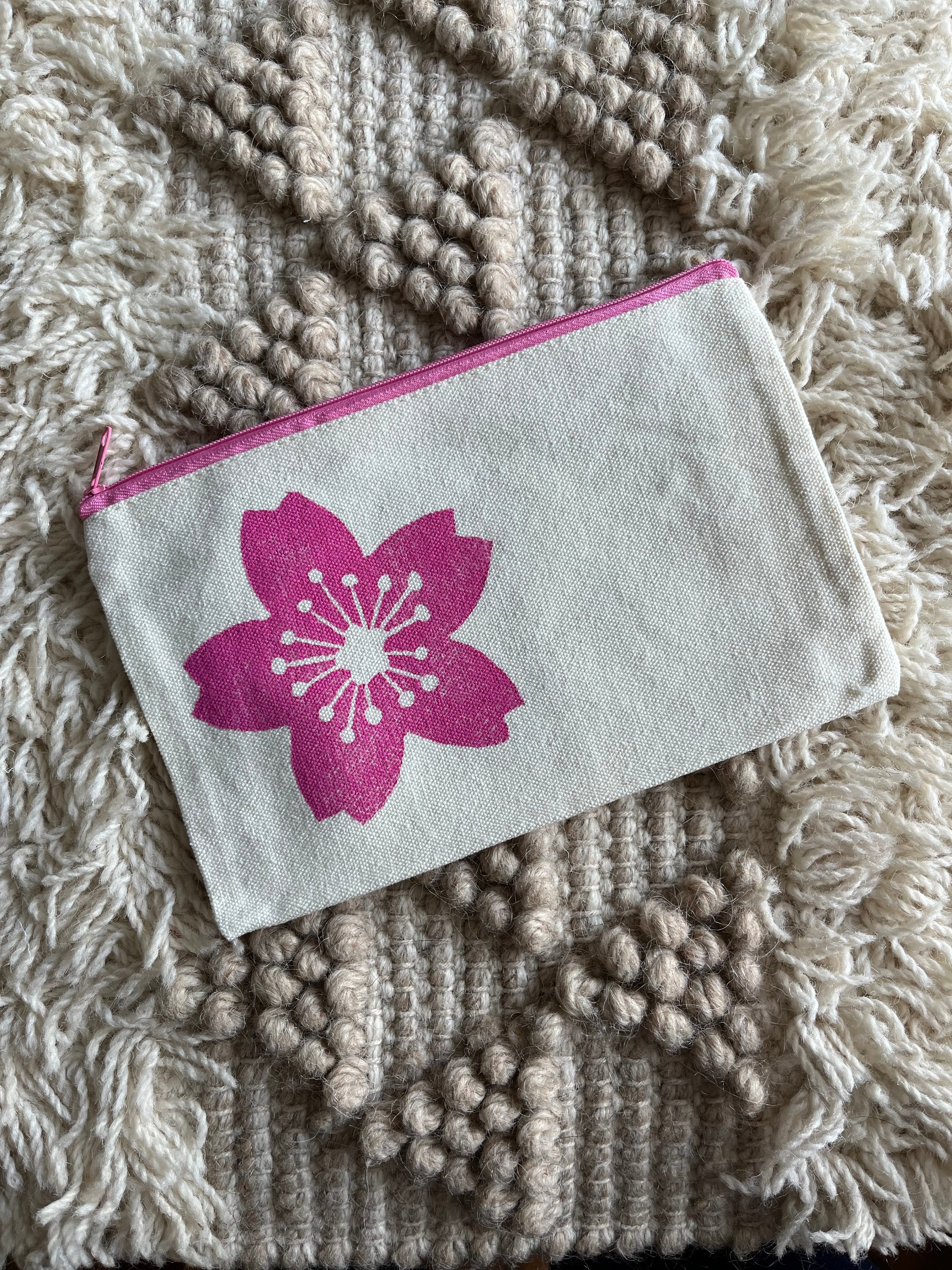 Made to Order Cherry Blossom Sakura Zipper Pouch - Etsy