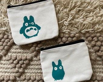 Made To Order Totoro Zipper Coin Pouch