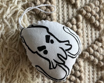 Made To Order Menacing Squid Christmas Ornament