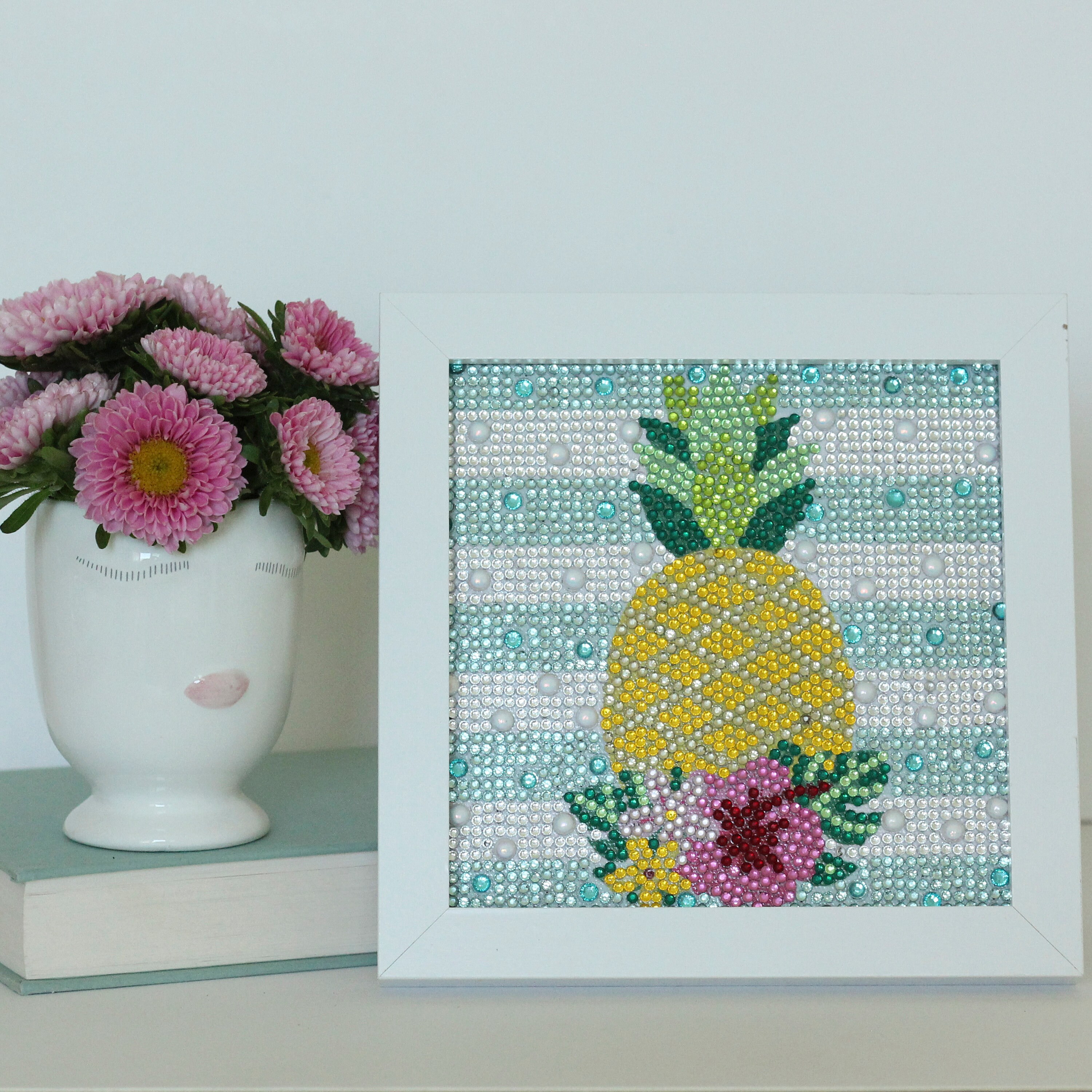 Diamond Art Craft Kit Pineapple | Etsy