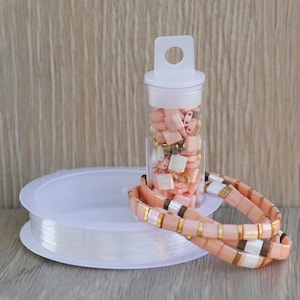 Tila Bead DIY Bracelet Kit - Makes 3 Bracelets - Pretty in Pink - Easter Basket Stuffer