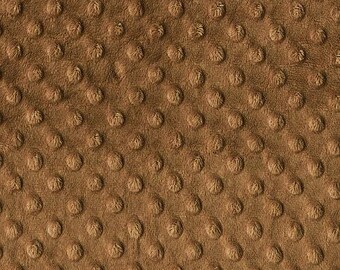 Minky Caramel Brown Dimple Shannon Fabric By The Yard Cuddle Destash
