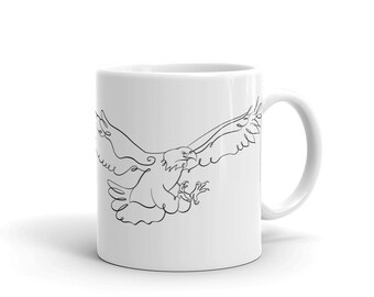 Coffee or Tea Mug- Bald eagle, Coffee Cup, Big Mug, home decor, 11 oz / 15 oz