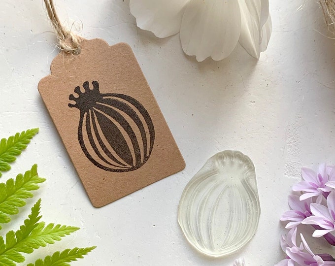 Poppy Seed Head Stamp