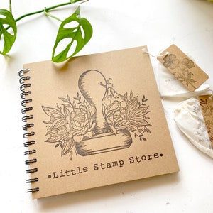 Rubber Stamp Album - Rubber Stamp Folder - Rubber Stamp Storage - Little Stamp Store - Storage Portfolio - Rubber Stamp Collection - LSS