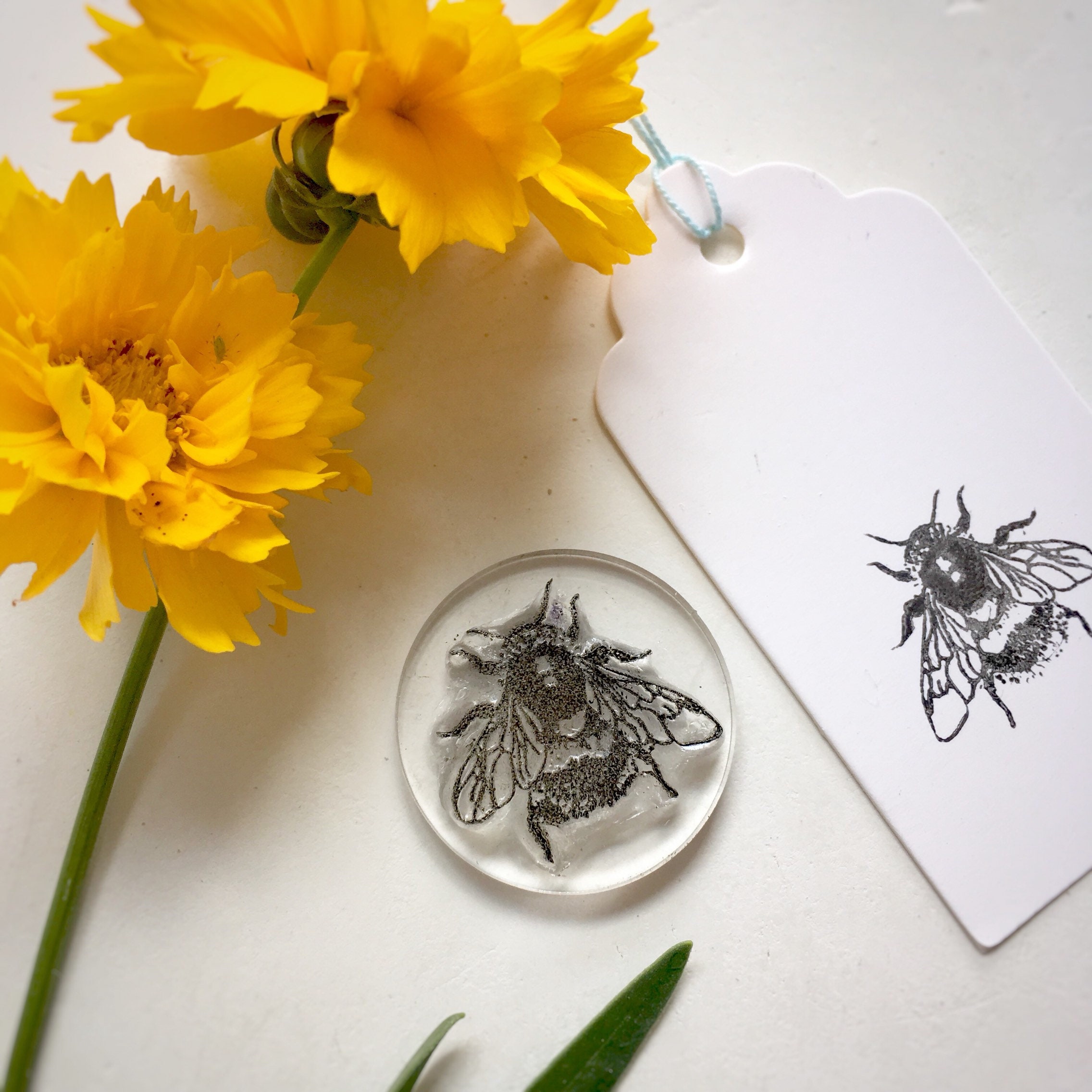 Bumble Bee Rubber Stamp