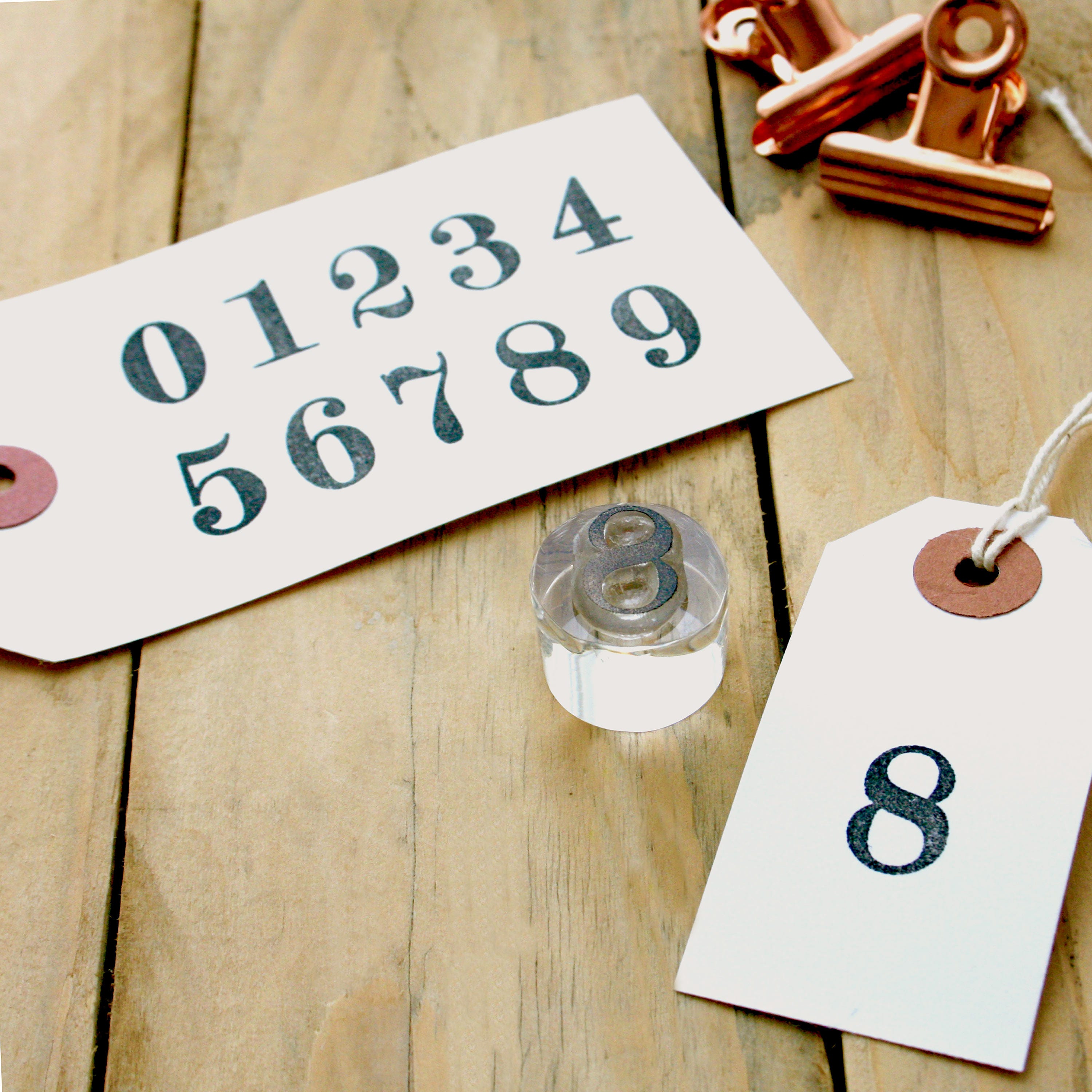 Number Rubber Stamps Number Stamps Clear Rubber Stamps Etsy