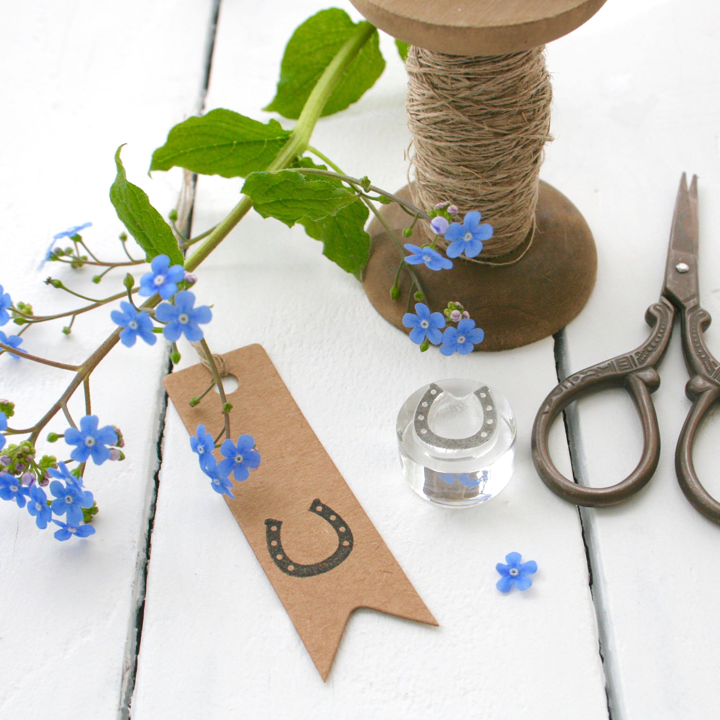 Horseshoe Stamp Wedding Stamp Horse Shoe Wedding Etsy