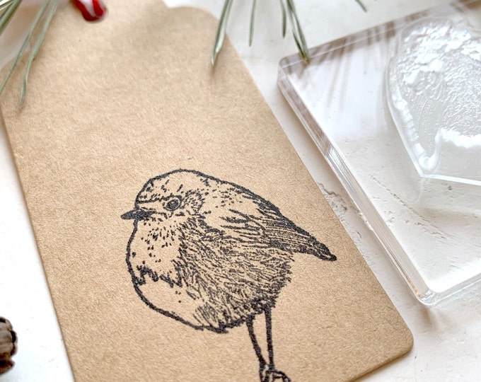 Robin rubber stamp
