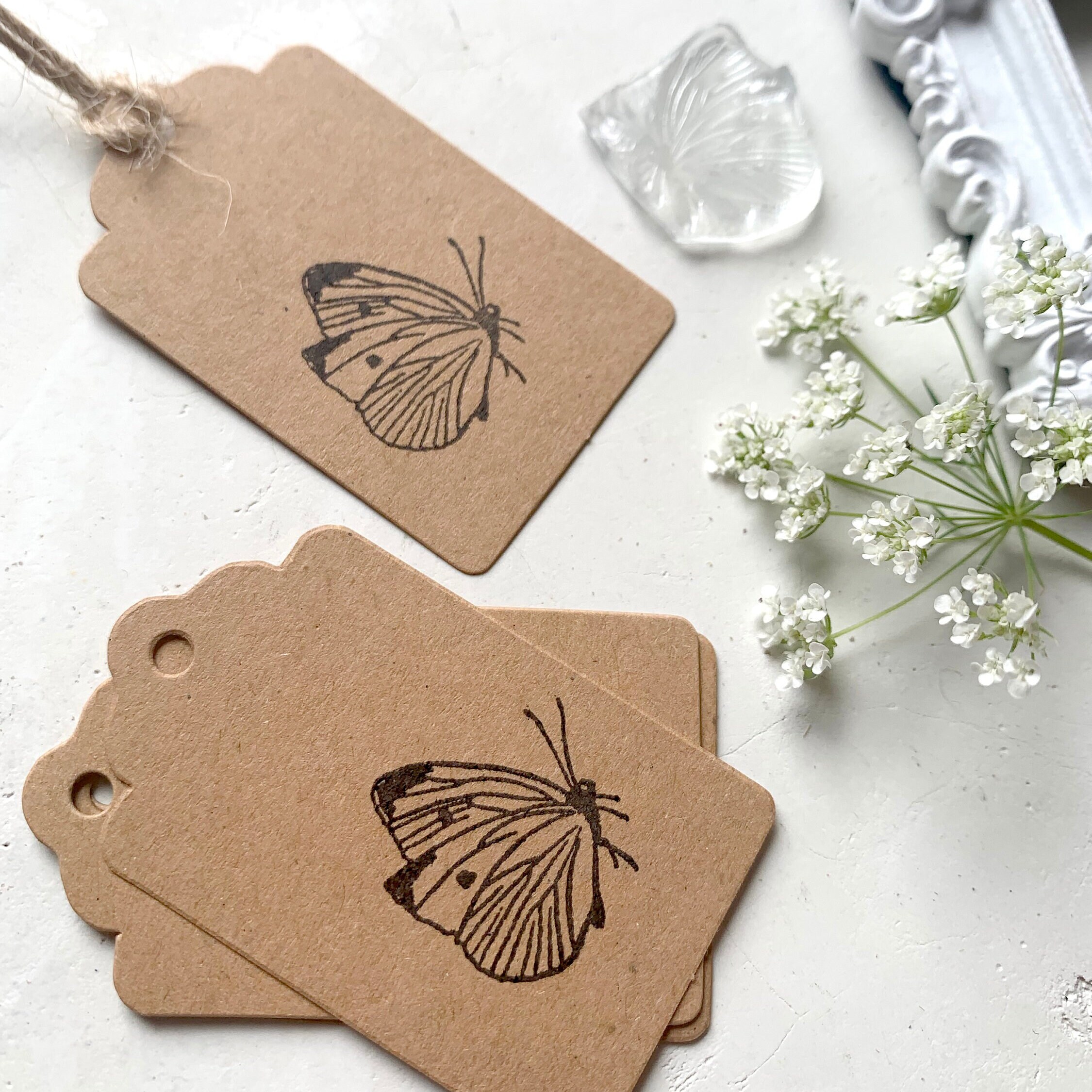 Butterfly Rubber Stamp