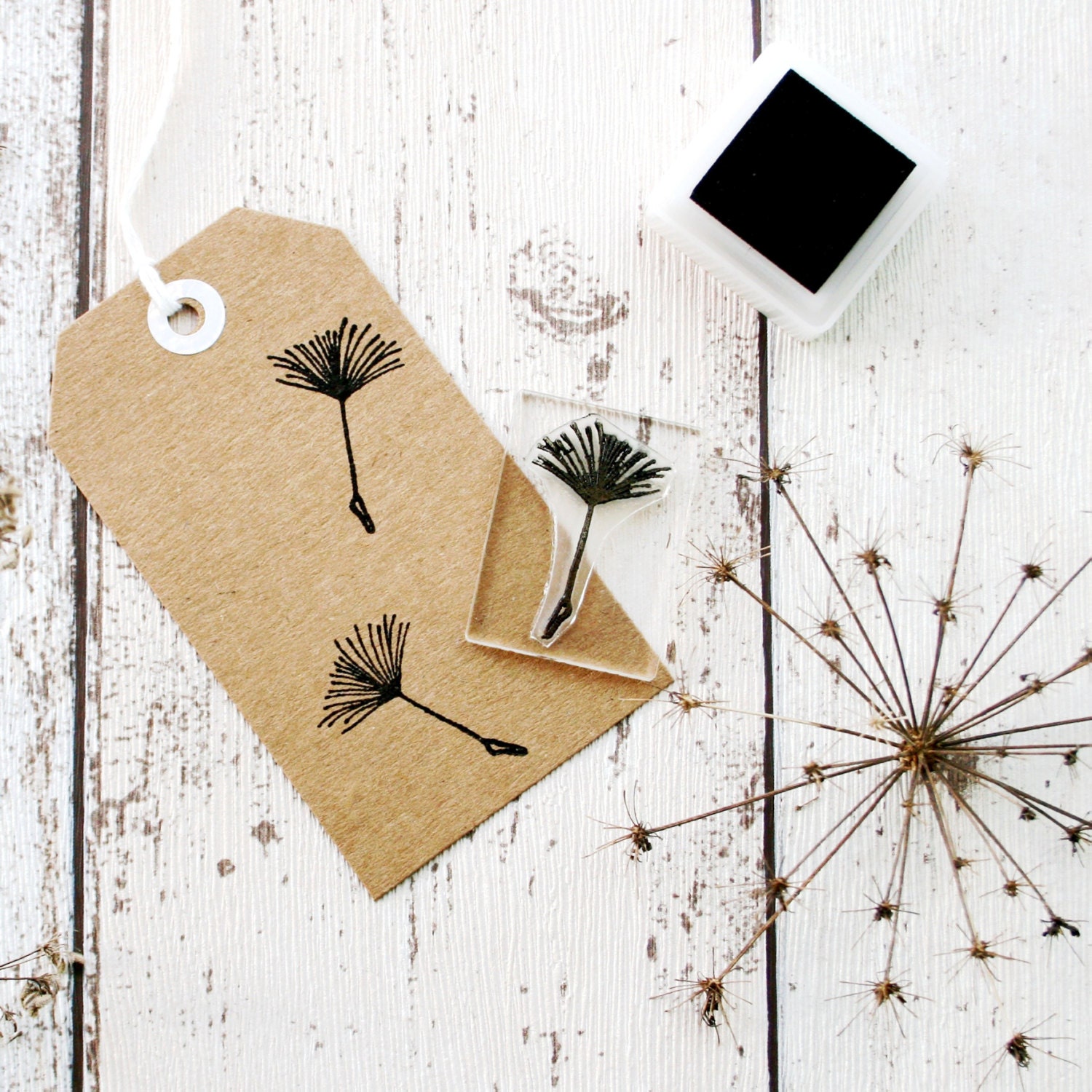 Dandelion Rubber Stamp