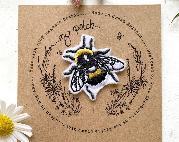 Bee Sew On Patch