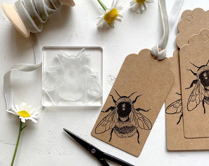 Bumblebee Rubber Stamp