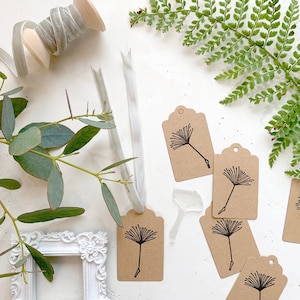 Dandelion Rubber Stamp - Dandelion Seed Head - Dandelion Flower - Make a Wish Stamp - Dandelion Gift Tags - Little Stamp Store