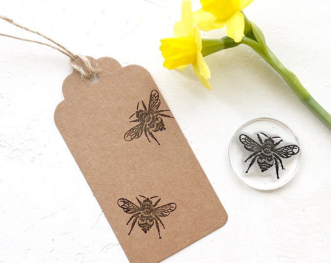 Bumble Bee Rubber Stamp