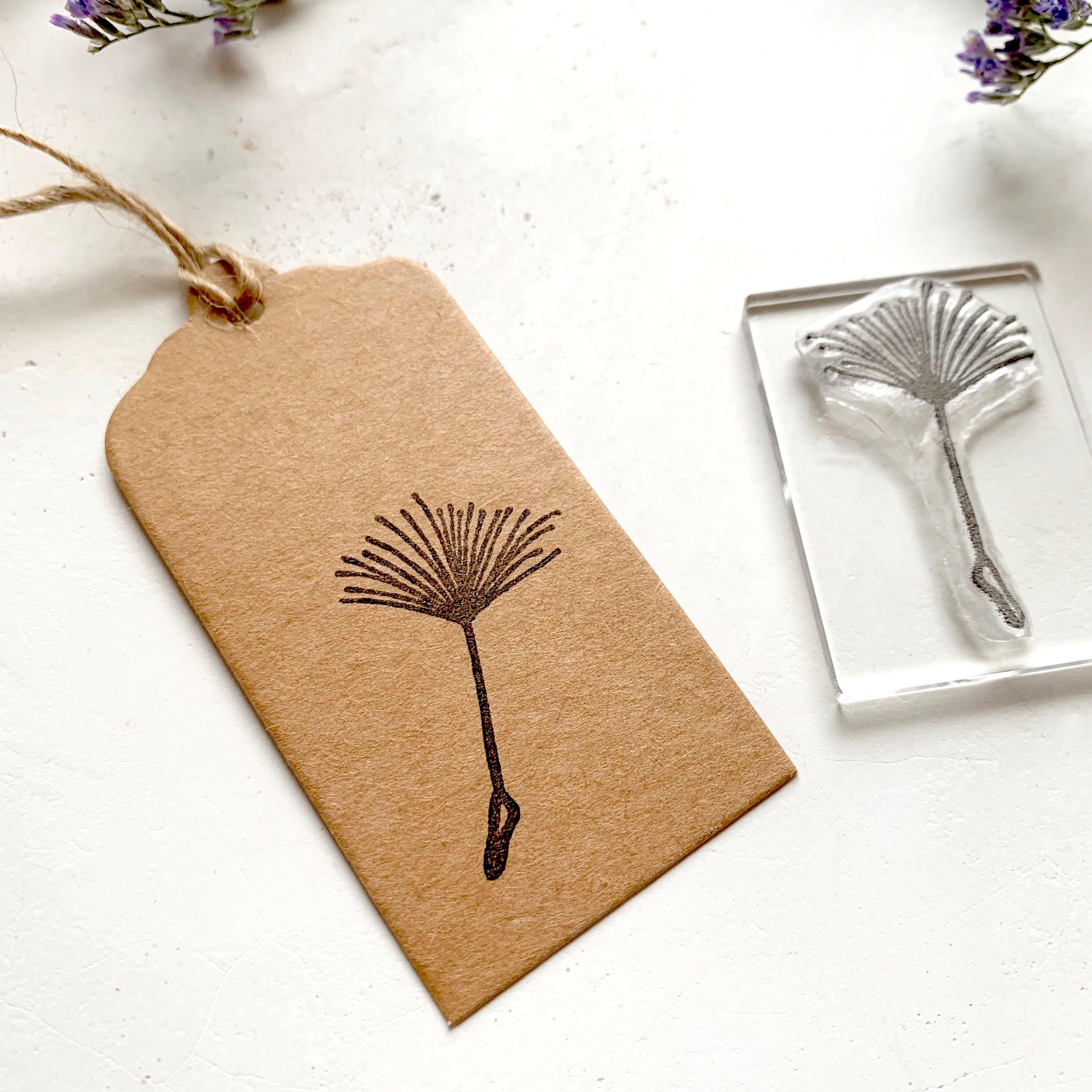 Dandelion Rubber Stamp