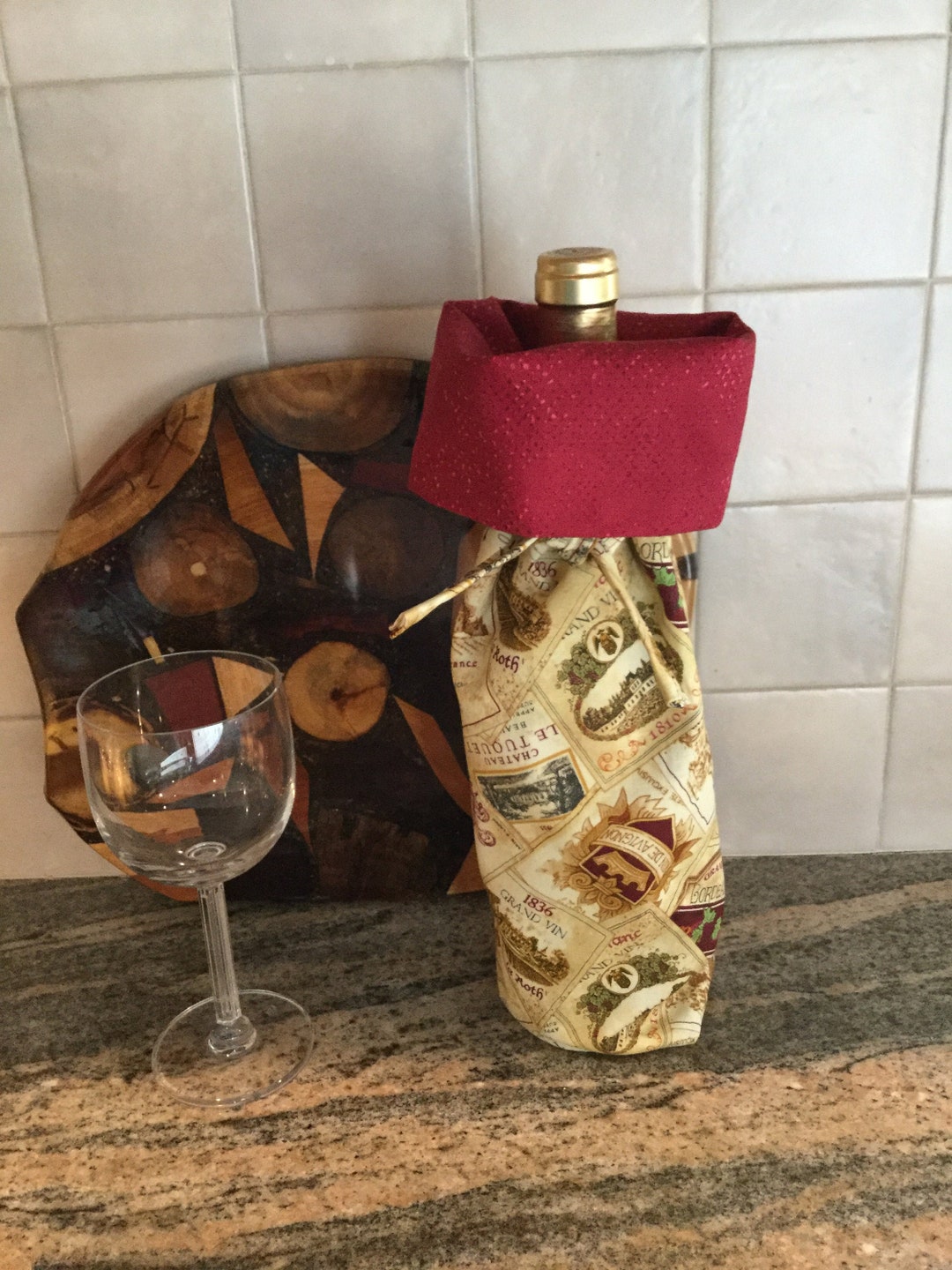 Handmade Wine Gift Bags Lined With Tie. Etsy