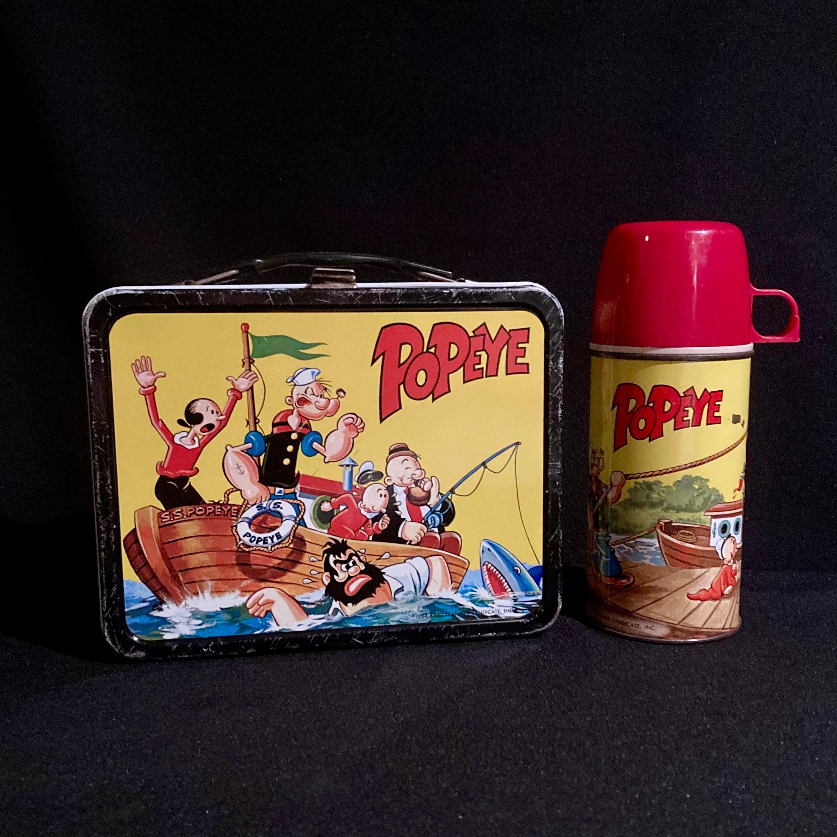 Vintage Popeye Lunchbox - Etsy
