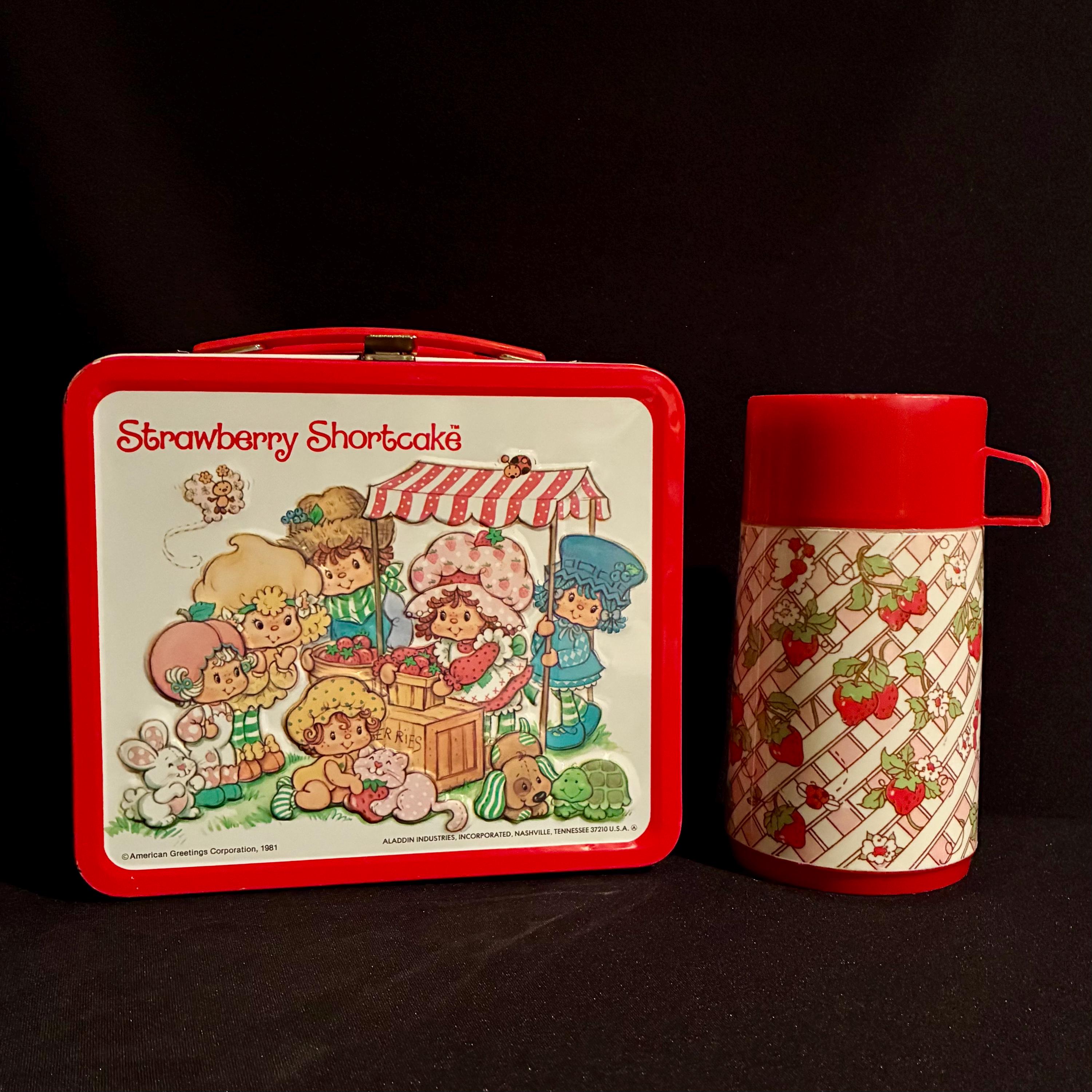 Strawberry Shortcake Lunchbox With Thermos 1981 by Aladdin - Etsy