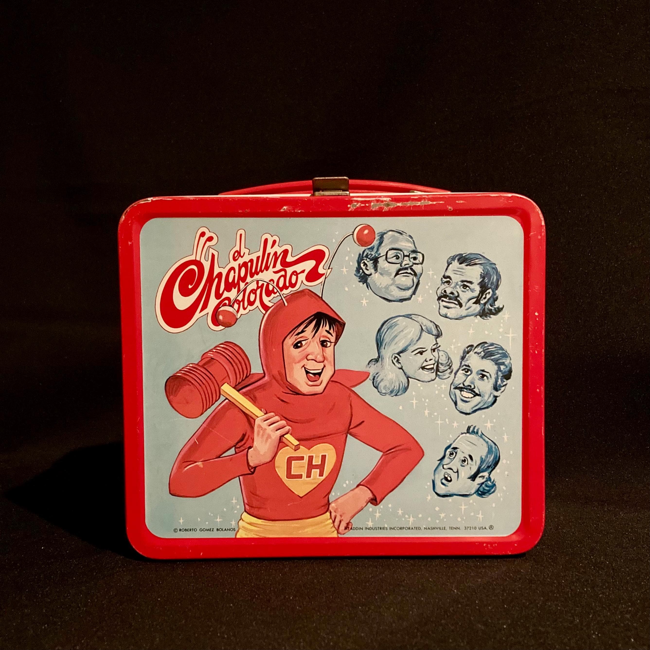 Vintage El Chapulin Colorado Lunchbox 1979 by Aladdin Roberto