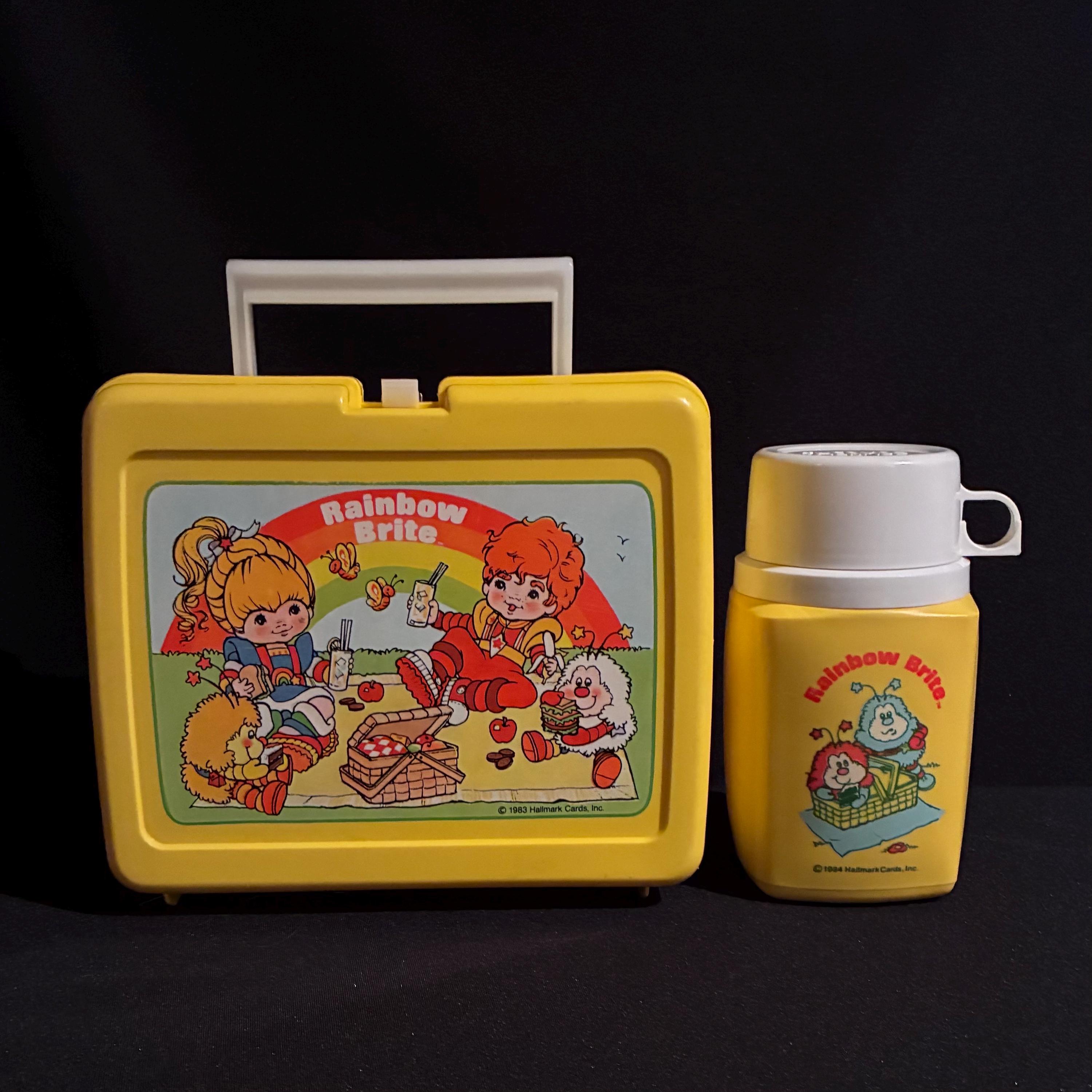 Vintage Rainbow Brite Lunchbox With Thermos 1983 Made by Thermos