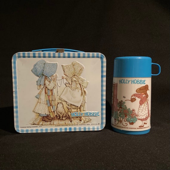 Holly Hobbie Lunchbox with Thermos 1981 by Aladdin
