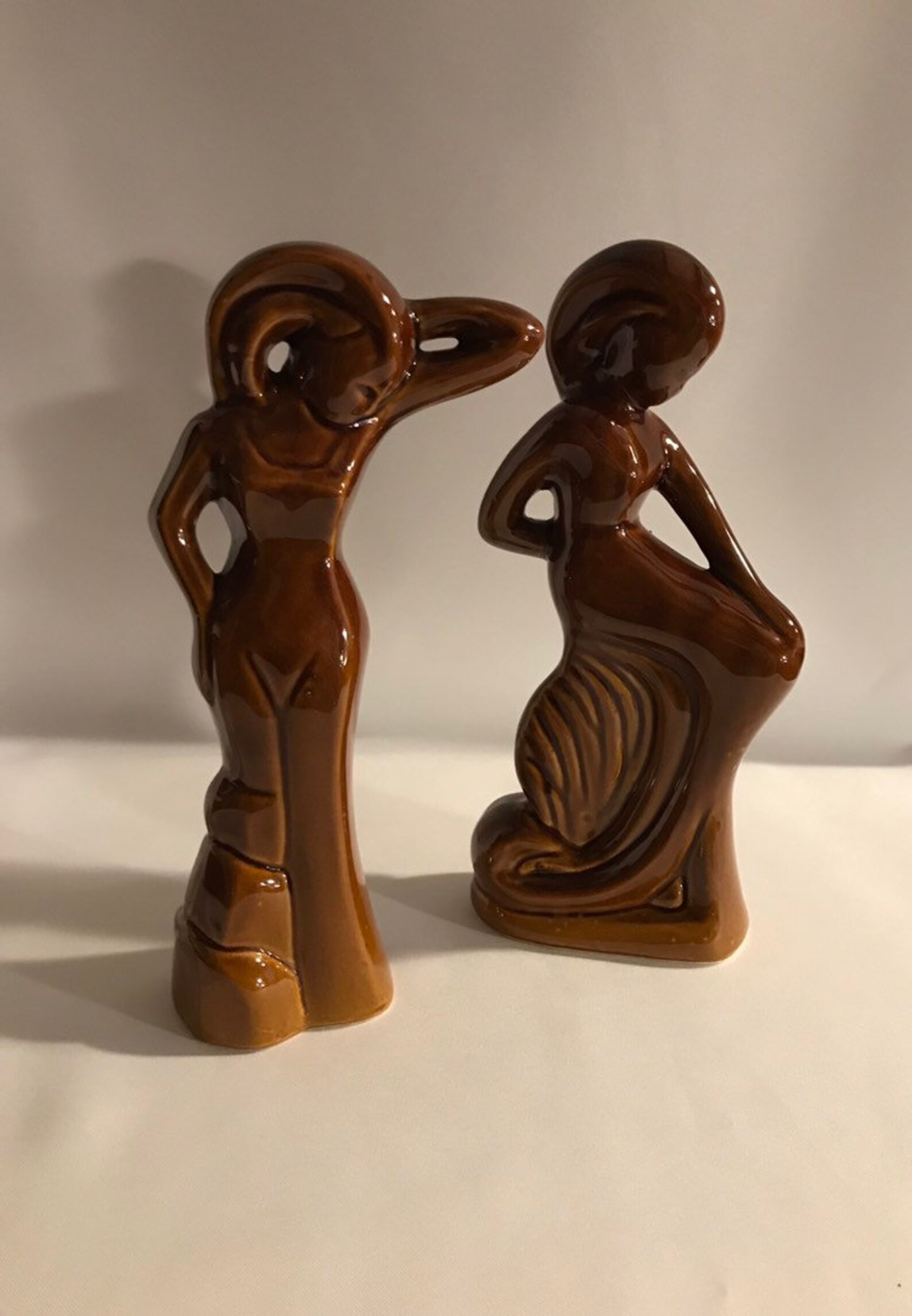 Pair of Vintage Ceramic Figurines Etsy