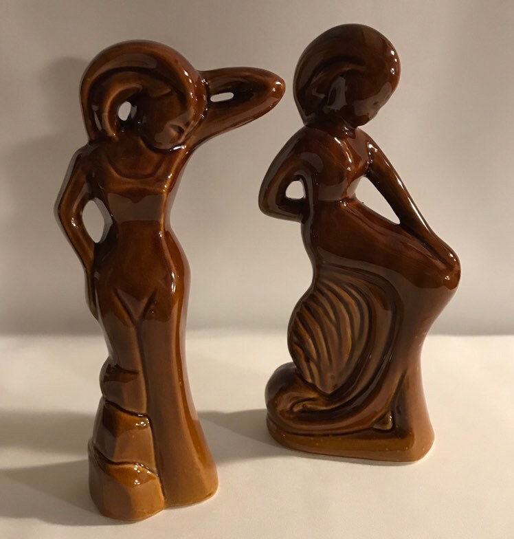 Pair of Vintage Ceramic Figurines Etsy