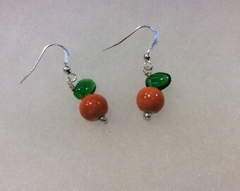 Pumpkin Earrings