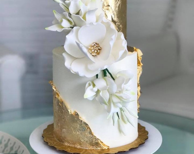 Pâte à Gomme Magnolia blanche de Vincent Sélection - Ares Accessoires Pâte à Gomme Magnolia blanche de Vincent Sélection - Ares Accessoires