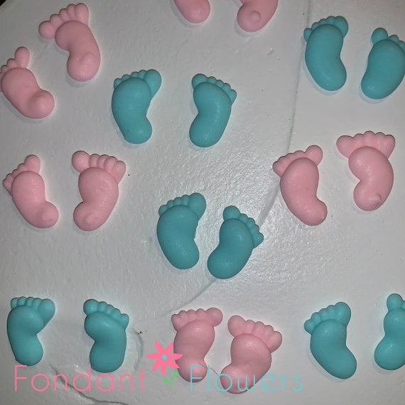 edible baby feet for cupcakes