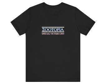 Zootopia Special Victims Unit Unisex Jersey Short Sleeve Shirt