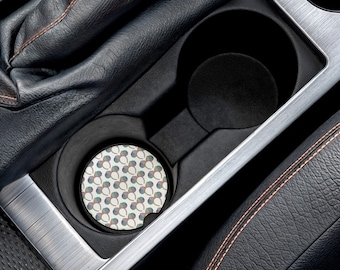 Magical Ears White Soapstone Car Coaster Set