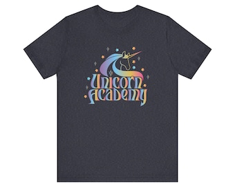 Unicorn Academy Unisex Jersey Short Sleeve Shirt