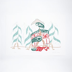 Northwest Coast Indigenous Print Grandma Cedar by Erica Davis
