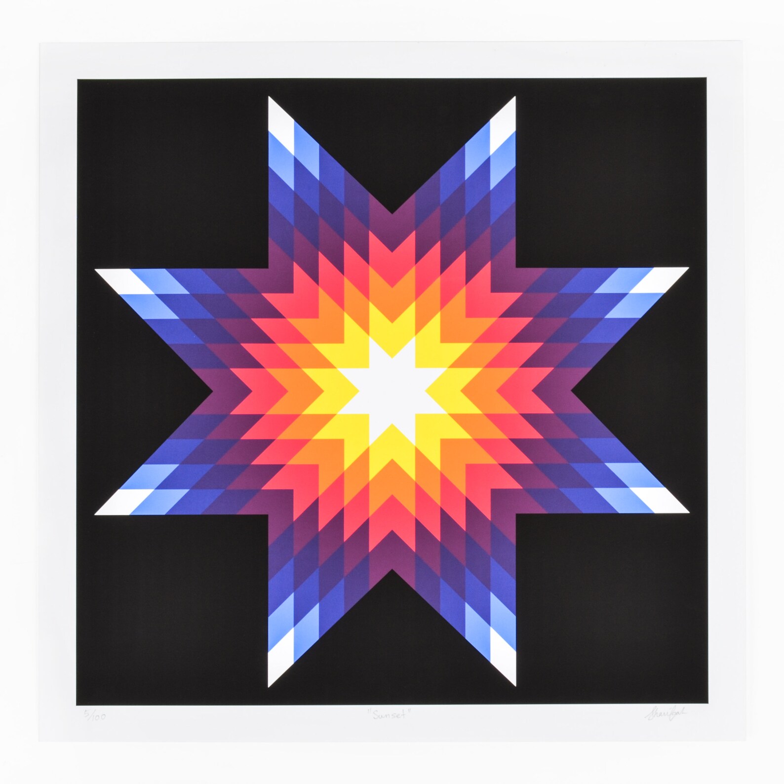Modern Native Sunset Blanket Print by Sharifah Marsden - Etsy