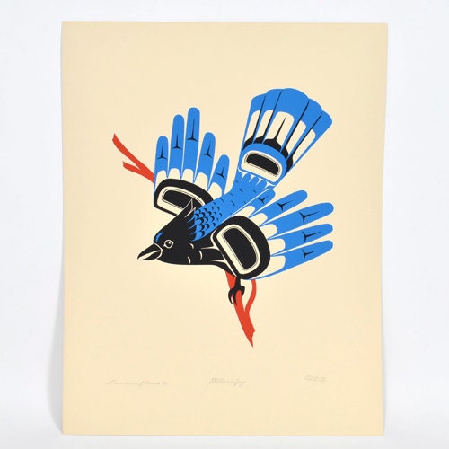Vintage 1981 Larry Rosso Steller S Jay Limited Edition Etsy Vintage 1981 Larry Rosso Steller S Jay Limited Edition Etsy