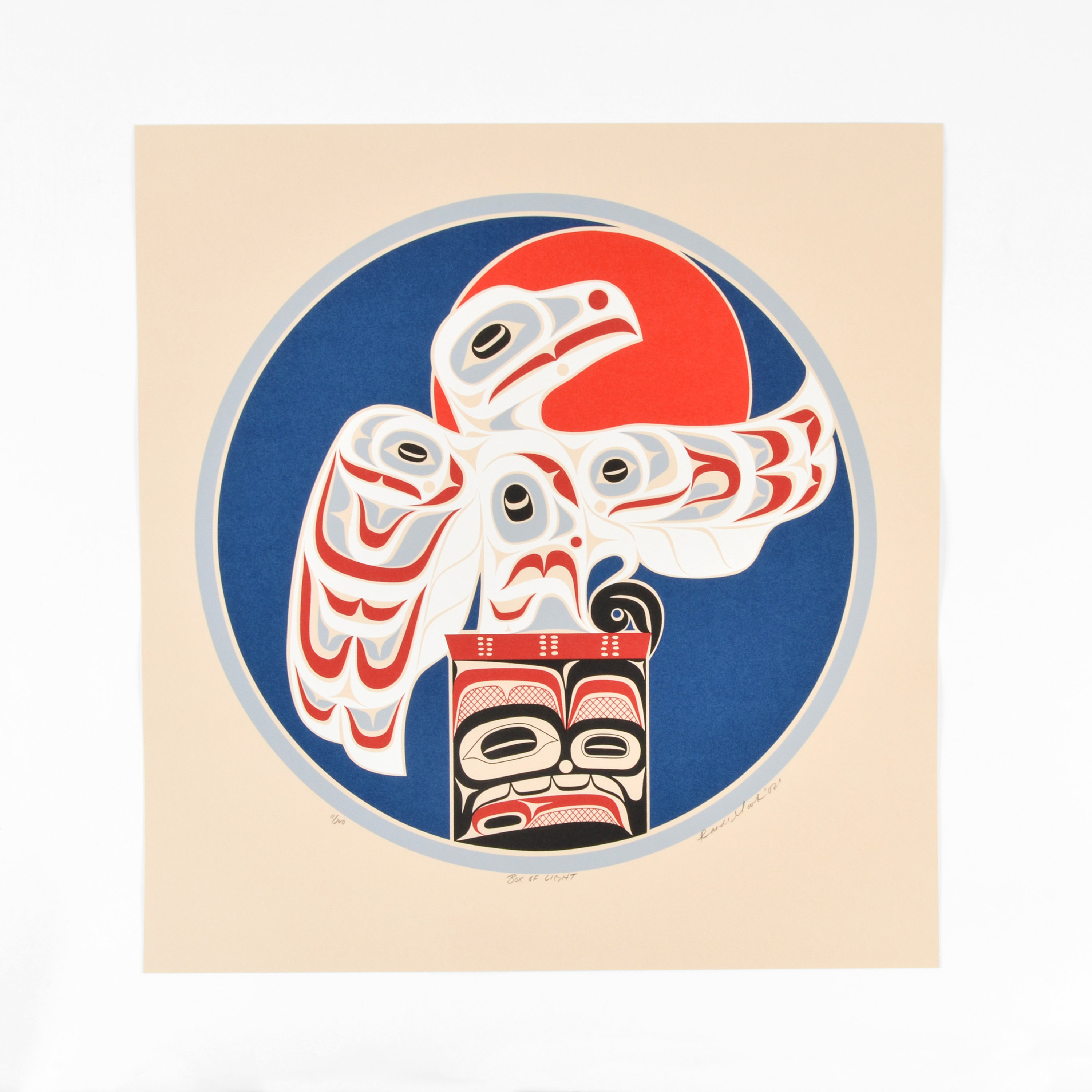 First Nations Raven Releasing the Sun Rande Cook Print - Etsy