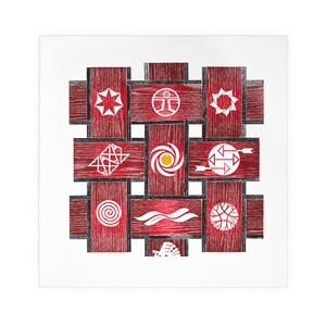Vintage 2003 Coast Salish Print Sacred Weave by Susan Point