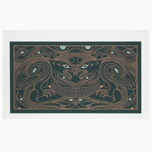 Vintage 1995 Susan Point Coast Salish Serigrafibilder