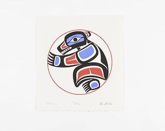 Indigener Heiltsuk Bär an der Nordwestküste von Ben Houstie