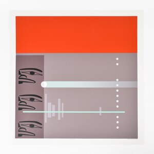 Modern Northwest Coast Indigenous Abstract Horizons Print by Mark Preston