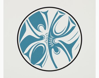 Vintage 1989 Susan Point Coast Salish Serigraph New Beginnings